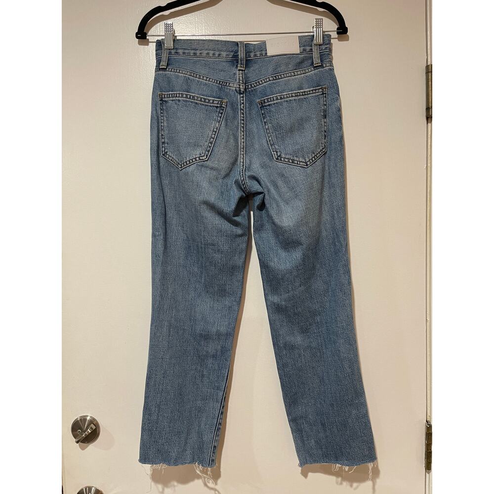 Pistola Presley High Rise Vintage '90s Roller Ripped Jeans Size 24 Del Mar EUC - Picture 6 of 10
